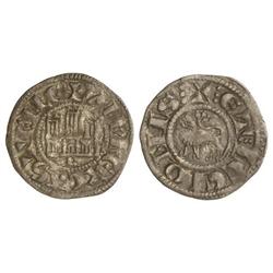 MEDIEVAL COINS: KINGDOM OF CASTILE AND LEÓN - Pepión. ALFONSO X. Anv.: B debajo castillo. FAB-248. M