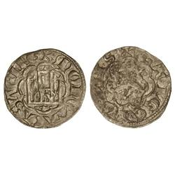 MEDIEVAL COINS: KINGDOM OF CASTILE AND LEÓN - Novén. ALFONSO X. CORUÑA. Anv.: Venera antigua, debajo