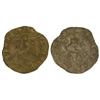 Image 1 : MEDIEVAL COINS: KINGDOM OF CASTILE AND LEÓN - Maravedí. ENRIQUE IV. BURGOS. Anv.: B bajo castillo. F