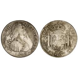 SPANISH MONARCHY: CHARLES IV - 8 Reales. 1806. MÉXICO. T.H. (Oxidacione slimpiadas. Rayitas de ajust