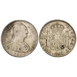 SPANISH MONARCHY: CHARLES IV - 8 Reales. 1806. POTOSÍ. P.J. (Pequeñas oxidaciones. Rayitas y golpeci