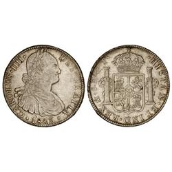 SPANISH MONARCHY: CHARLES IV - 8 Reales. 1803. MÉXICO. F.T. Acuñación algo floja en parte de la leye