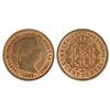 Image 1 : SPANISH MONARCHY: ELISABETH II - 5 Céntimos de Real. 1858. SEGOVIA. Color y brillo originales. Cal-6