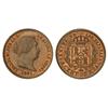 Image 1 : SPANISH MONARCHY: ELISABETH II - 5 Céntimos de Real. 1861. SEGOVIA. Restos de brillo original. Cal-6