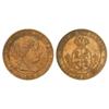 Image 1 : SPANISH MONARCHY: ELISABETH II - 1 Céntimo de Escudo. 1866. BARCELONA. Sin O.M. Gran parte de brillo