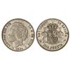 Image 1 : PESETA SYSTEM: ALFONSO XIII - 1 Peseta. 1894 (*__-94). P.G.-V. (2ª estrella poco visible. Pequeñas r