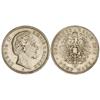 Image 1 : WORLD COINS: GERMAN STATES - 5 Marcos. 1875-D. LUIS II. BAVIERA. AR. (Rayas). KM-896. MBC/MBC-. 