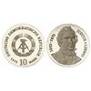 WORLD COINS: GERMANY - DEMOCRATIC REPUBLIC - 10 Marcos. 1978. AR. 175 aniversario von Liebig. Químic