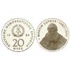 Image 1 : WORLD COINS: GERMANY - DEMOCRATIC REPUBLIC - 20 Marcos. 1983. AR. V Centenario Martín Lutero. Tirada