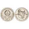 WORLD COINS: GERMANY - DEMOCRATIC REPUBLIC - 20 Marcos. 1985-A. AR. 125 aniversario muerte Ernst Mor