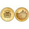 Image 1 : WORLD COINS: DOMINICAN REPUBLIC - 100 Pesos. 1988. AR. V Centenario Descubrimiento y Evangelización 