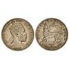 WORLD COINS: ETHIOPIA - 1/2 Birr. EE 1889-A. MENELIK II. AR. (Pequeñas rayitas y golpecitos). KM-4. 