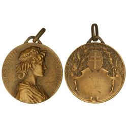 WORLD MEDALS - Medalla conmemorativa de la Reincorporación de la Región de Lorena. 1870-1914. FRANCI
