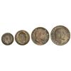 Image 1 : WORLD COINS: GREAT BRITAIN - Serie 4 monedas 1, 2, 3 y 4 Peniques. 1906. EDUARDO VII. AR. Maundy Set