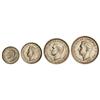 Image 1 : WORLD COINS: GREAT BRITAIN - Serie 4 monedas 1 a 4 Peniques. 1937. JORGE VI. AR. Maundy Set. KM-MDS1