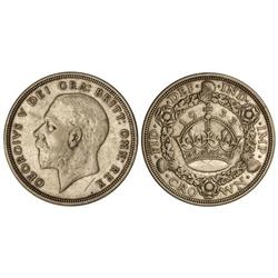 WORLD COINS: GREAT BRITAIN - 1 Corona. 1933. JORGE V. AR. (Rayitas). KM-836. MBC/MBC+. 