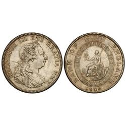 WORLD COINS: GREAT BRITAIN - Dólar. 1804. JORGE III. BANK OF ENGLAND. AR. (Rayitas y pequeños golpec