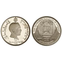 WORLD COINS: JORDAN - 3/4 Dinar. 1389 d.H.-1969 d.C. AR. Belén, Santuario de la Natividad. Tirada má