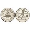 Image 1 : WORLD COINS: NICARAGUA - 2.000 Córdobas. 1988. AR. Mundial Fútbol México´86. Tirada: 5.000 piezas. K