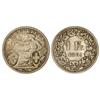 Image 1 : WORLD COINS: SWITZERLAND - 1 Franco. 1861-B. AR. KM-9a. MBC-. 