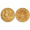 Image 1 : WORLD COINS: SWITZERLAND - 20 Francos. 1915-B. KM-35.1. EBC-. 
