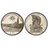 Image 1 : WORLD COINS: SWITZERLAND - 5 Francos. 1881. FESTIVAL DE TIRO. FRIBOURG. AR. Brillo original. KM-S15.