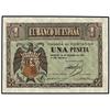 Image 1 : SPANISH BANK NOTES: ESTADO ESPAÑOL - 1 Peseta. 28 Febrero 1938. (Leves arruguitas). Ed-D28b. SC. 