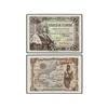 Image 1 : SPANISH BANK NOTES: ESTADO ESPAÑOL - Lote 2 billetes 1 Peseta. 15 Junio 1945. Isabel ´La Católica´. 