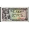Image 1 : SPANISH BANK NOTES: ESTADO ESPAÑOL - 5 Pesetas. 13 Febrero 1943. Isabel ´La Católica´. Serie B. Ed-D