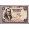 Image 1 : SPANISH BANK NOTES: ESTADO ESPAÑOL - 25 Pesetas. 19 Febrero 1946. Flórez Estrada. Serie G. Ed-D51a. 