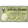 Image 1 : PAPER MONEY OF THE CIVIL WAR: CATALUNYA - 50 Cèntims. 27 Abril 1937. C.M. d´AGUILAR DE SEGARRA. AT-1