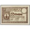 Image 1 : PAPER MONEY OF THE CIVIL WAR: CATALUNYA - 50 Cèntims. 9 Octubre 1937. Aj. de BAGES D´EN SELVES. ESCA