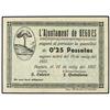 Image 1 : PAPER MONEY OF THE CIVIL WAR: CATALUNYA - 0,25 Pessetes. 18 Maig 1937. Aj. de BEGUES. ESCASO. AT-345