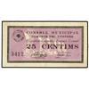 Image 1 : PAPER MONEY OF THE CIVIL WAR: CATALUNYA - 25 Cèntims. Setembre 1937. C.M. de DOMENYS DEL PENEDÉS. AT