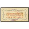 Image 1 : PAPER MONEY OF THE CIVIL WAR: CATALUNYA - 1 Pesseta. Juny 1937. ESCASO. AT-1225; T-1402. EBC-. 
