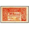 Image 1 : PAPER MONEY OF THE CIVIL WAR: CATALUNYA - 0,25 Pessetes. 4 Setembre 1937. Aj. de JUNEDA. (Pequeñas r