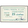 Image 1 : PAPER MONEY OF THE CIVIL WAR: CATALUNYA - 25 Cèntims. 28 Octubre 1937. C.M. de LLOÀ. Una sola firma.