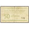 Image 1 : PAPER MONEY OF THE CIVIL WAR: CATALUNYA - 50 Cèntims. S/F. C.M. de MASDENVERGE. (Rotura reparada con