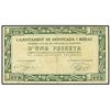 Image 1 : PAPER MONEY OF THE CIVIL WAR: CATALUNYA - 1 Pesseta. 19 Novembre 1937. Aj. de MONTCADA I REIXAC. (Le