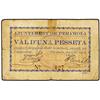 Image 1 : PAPER MONEY OF THE CIVIL WAR: CATALUNYA - 1 Pesseta. Març 1937. Aj. de PERAMOLA. (Rotura reparada en