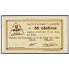 Image 1 : PAPER MONEY OF THE CIVIL WAR: CATALUNYA - 50 Cèntims. 25 Maig 1937. Aj. de PINEDES DEL LLOBREGAT. Se