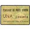 Image 1 : PAPER MONEY OF THE CIVIL WAR: CATALUNYA - 1 Pesseta. S/F. Aj. de PRATS D´ANOIA. AT-1996; T-2299. MBC