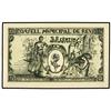 Image 1 : PAPER MONEY OF THE CIVIL WAR: CATALUNYA - 25 Cèntims. 14 d´Abril 1937. C.M. de REUS. AT-2085; T-2410