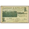 Image 1 : PAPER MONEY OF THE CIVIL WAR: CATALUNYA - 50 Cèntims. Juliol 1937. Aj. de RIPOLLET. AT-2142; T-2479.