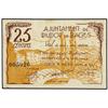 Image 1 : PAPER MONEY OF THE CIVIL WAR: CATALUNYA - 25 Cèntims. Juliol 1937. Aj. de RIUDOR DE BAGES. (Restos d