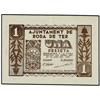Image 1 : PAPER MONEY OF THE CIVIL WAR: CATALUNYA - 1 Pesseta. 23 Juny 1937. Aj. de RODA DE TER. AT-2190b; T-2
