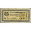 Image 1 : PAPER MONEY OF THE CIVIL WAR: CATALUNYA - 50 Cèntims. 1 Juny 1937. Aj. de SITGES. AT-2380; T-2759. M