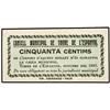 Image 1 : PAPER MONEY OF THE CIVIL WAR: CATALUNYA - 50 Cèntims. Octubre 1937. C.M. de TORRE DE L´ESPANYOL. MUY