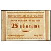 Image 1 : PAPER MONEY OF THE CIVIL WAR: CATALUNYA - 25 Cèntims. Maig 1937. Aj. de VALLFLORIDA. (Algo sucio). E