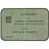 Image 1 : PAPER MONEY OF THE CIVIL WAR: CATALUNYA - 1 Pesseta. Any 1937. Aj. de VILANOVA D´ESCORNALBOU. Cartul